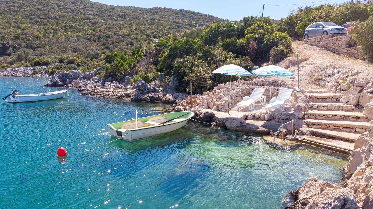 La spiaggia più vicina - Casa con piscina per famiglia Kabli, Sabbioncello - Pelješac