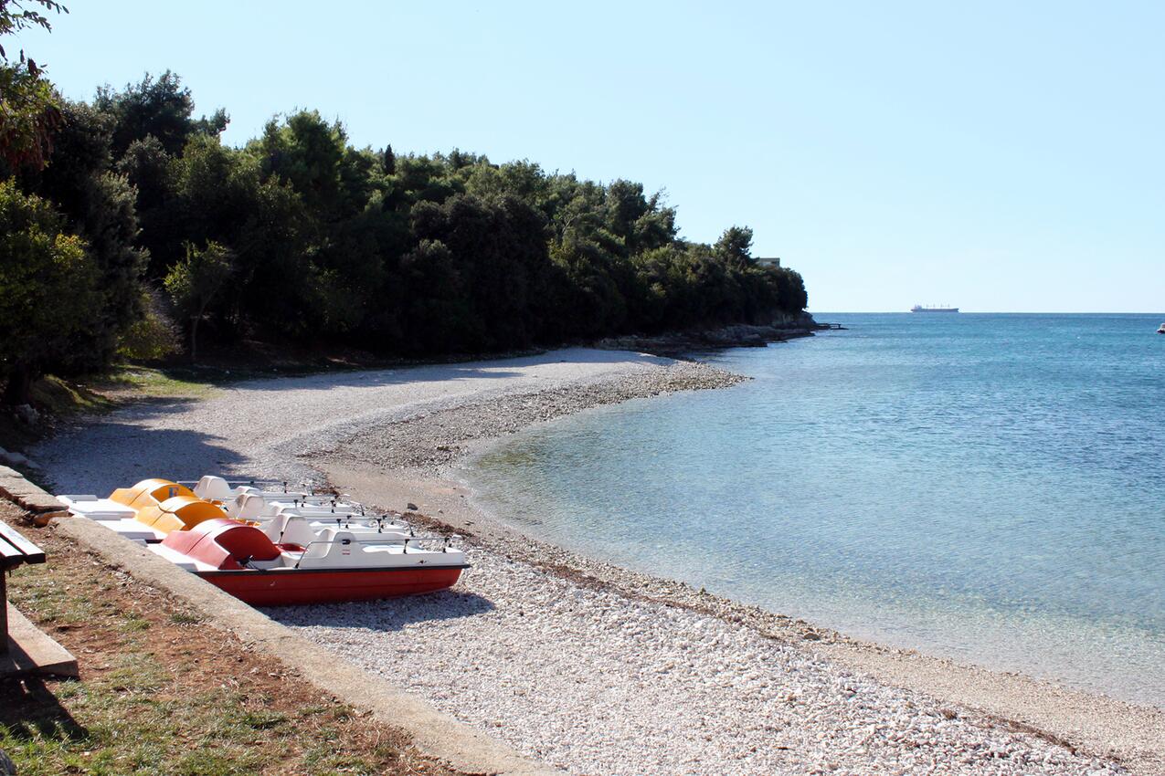 Nearest beach - Apartments and rooms with parking space Loborika, Pula