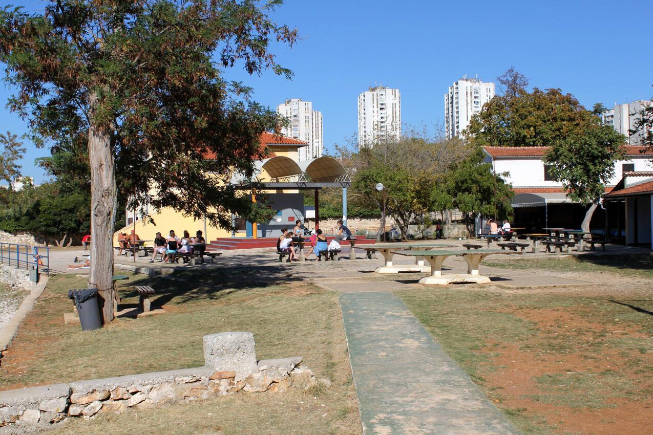 Nearest beach - Apartments and rooms with parking space Loborika, Pula
