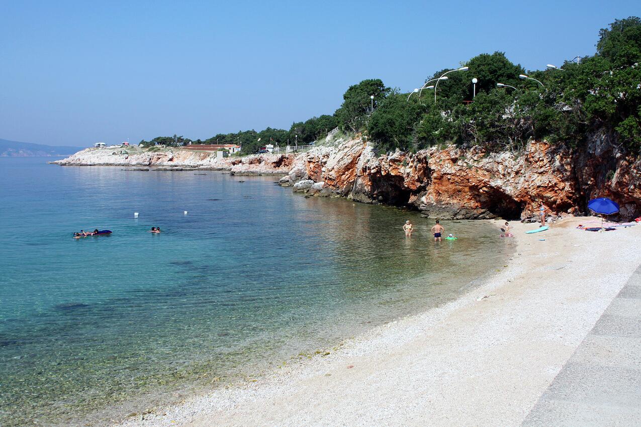 La spiaggia più vicina - Appartamenti con parcheggio Povile, Novi del Vinodol - Novi Vinodolski