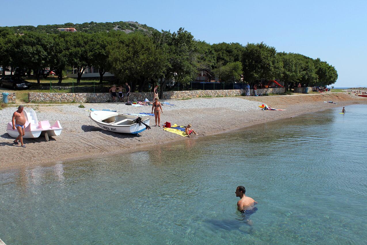 La spiaggia più vicina - Appartamenti con parcheggio Klenovica, Novi del Vinodol - Novi Vinodolski
