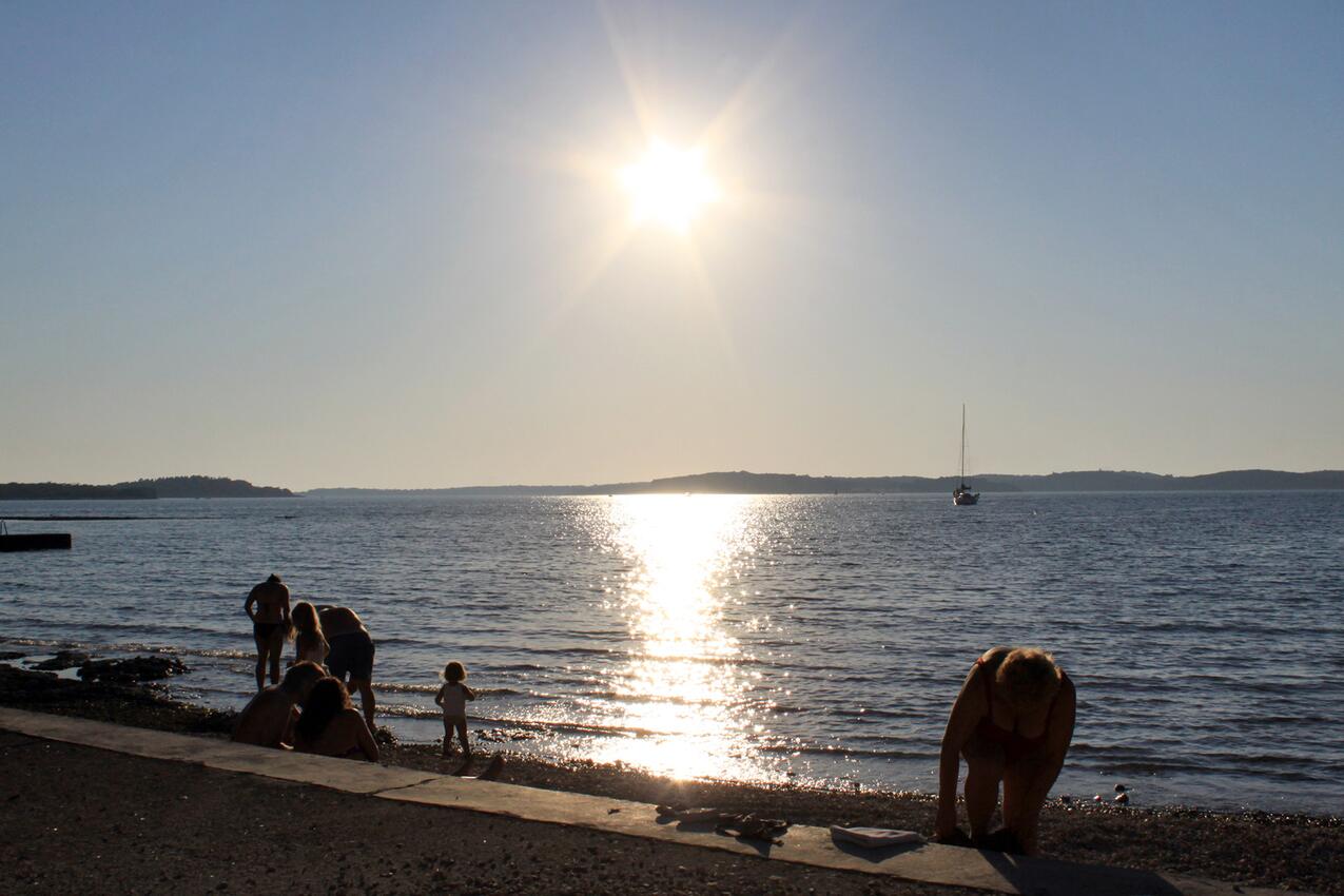 Najbliža plaža - Apartmani s parkingom Štinjan, Pula