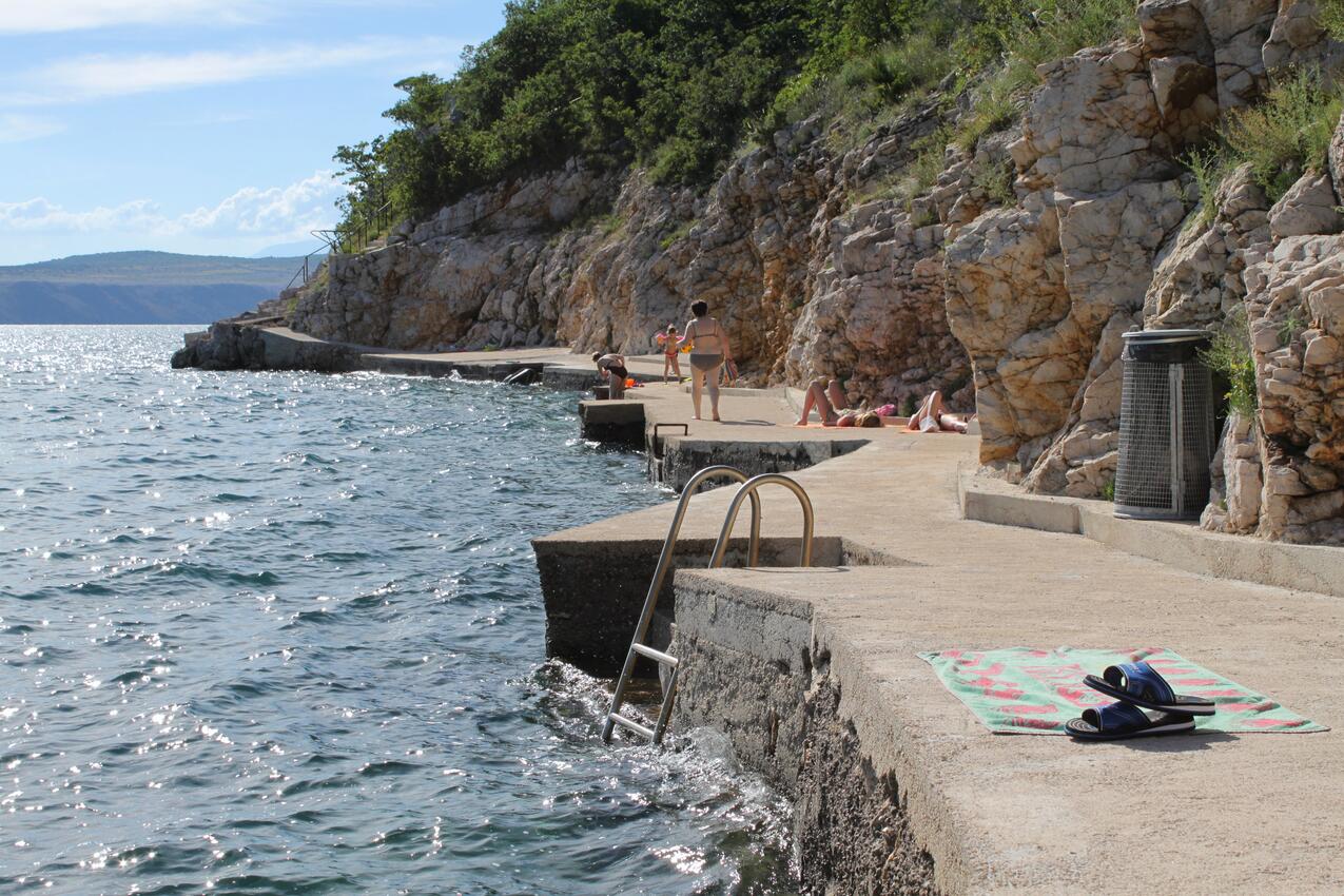 Najbliža plaža - Apartmani s parkingom Jadranovo, Crikvenica