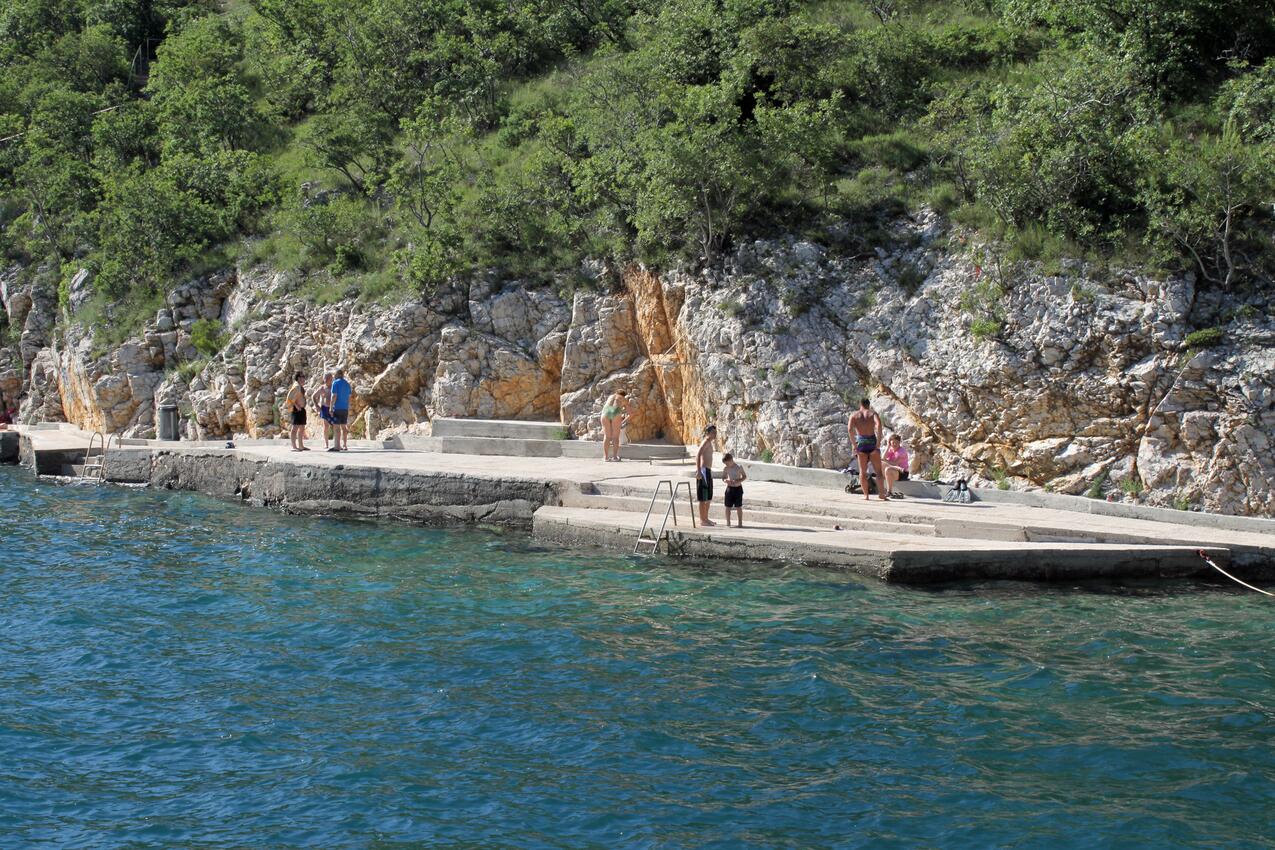 Najbliža plaža - Apartmani s parkingom Jadranovo, Crikvenica