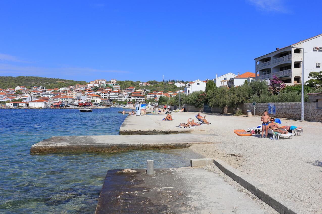 Nearest beach - Apartments by the sea Okrug Gornji, Čiovo