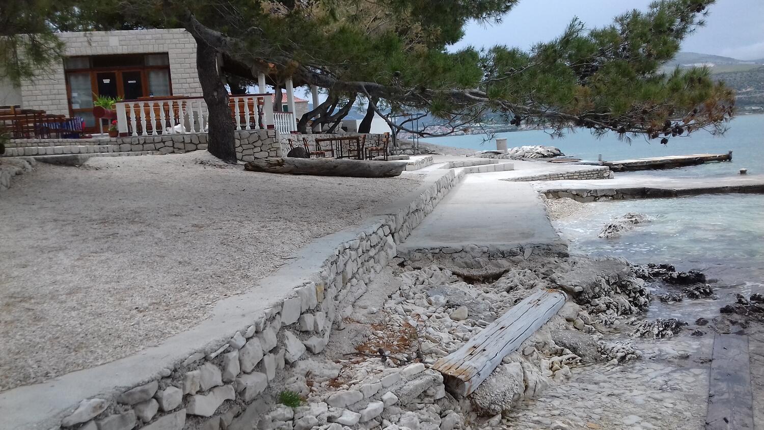 La spiaggia più vicina - Appartamenti accanto al mare Arbanija, Bua - Čiovo