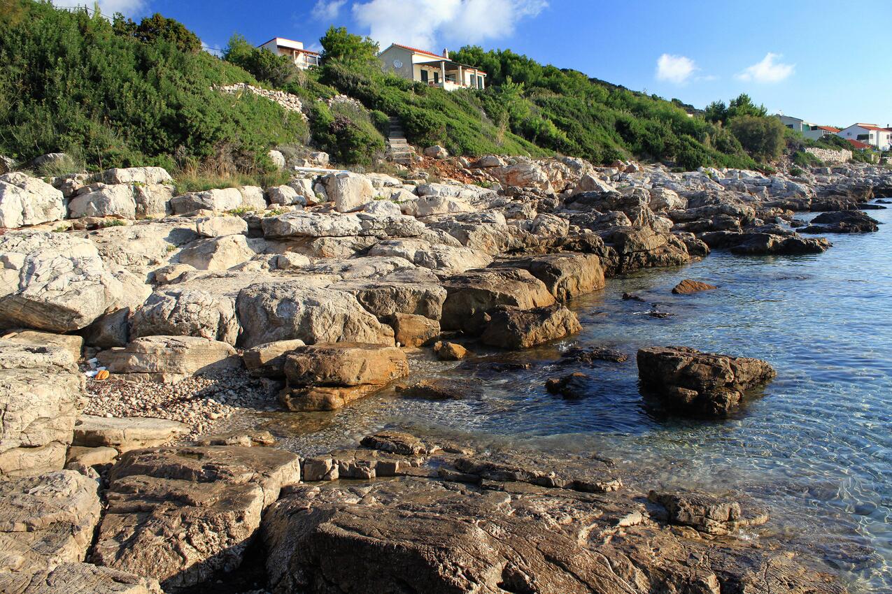 Nearest beach - Apartments by the sea Milna, Vis