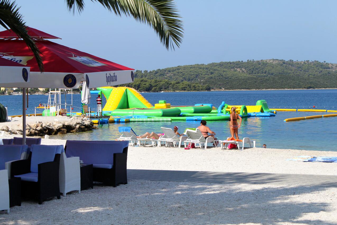 Nearest beach - Apartments with parking spaces Okrug Gornji, Čiovo