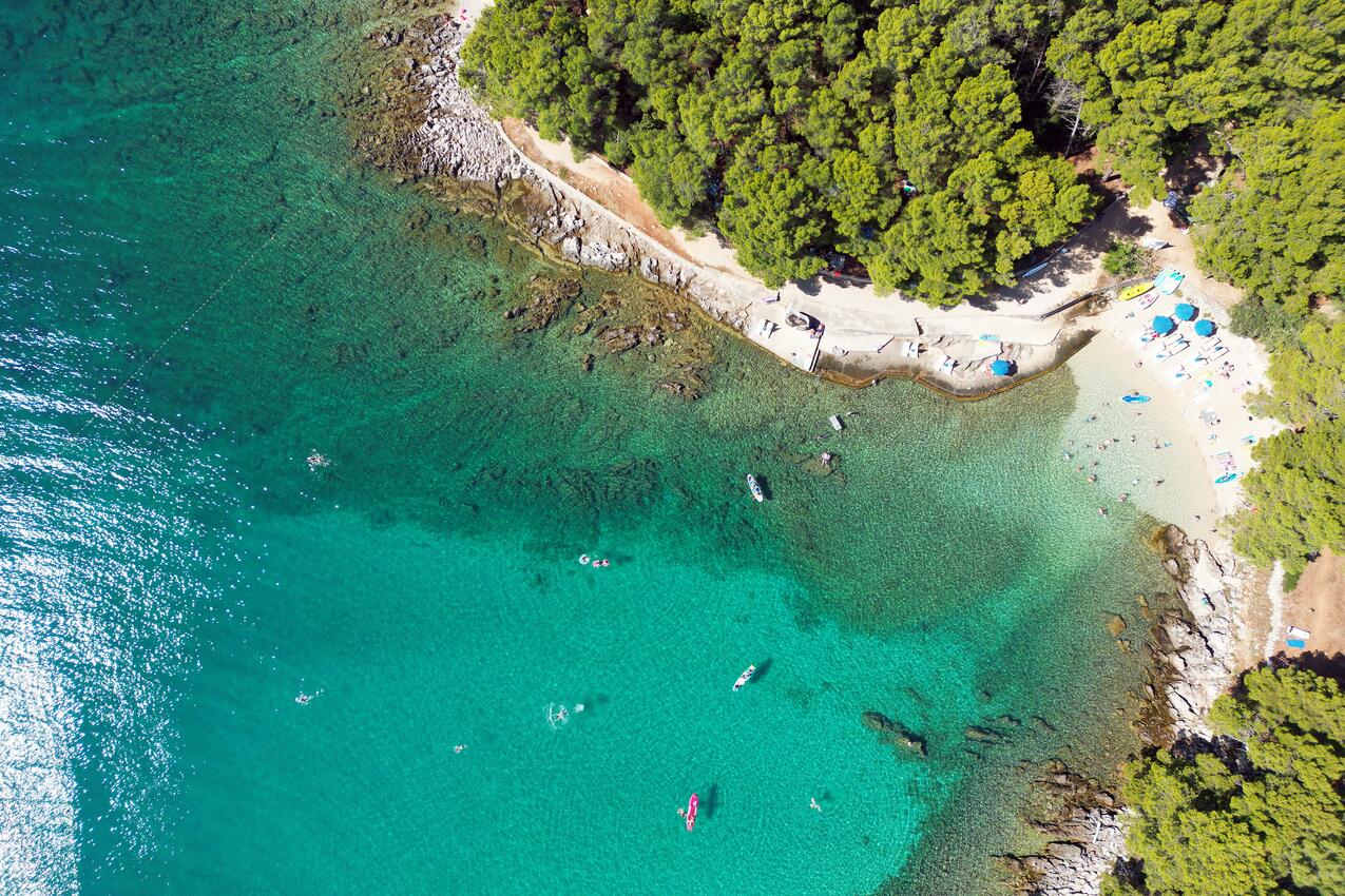 Najbližja plaža - Apartmaji ob morju Nerezine, Lošinj