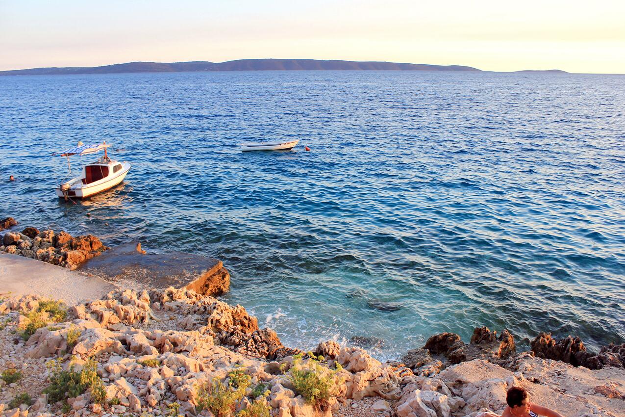 La spiaggia più vicina - Appartamenti con parcheggio Mavarstica, Bua - Čiovo
