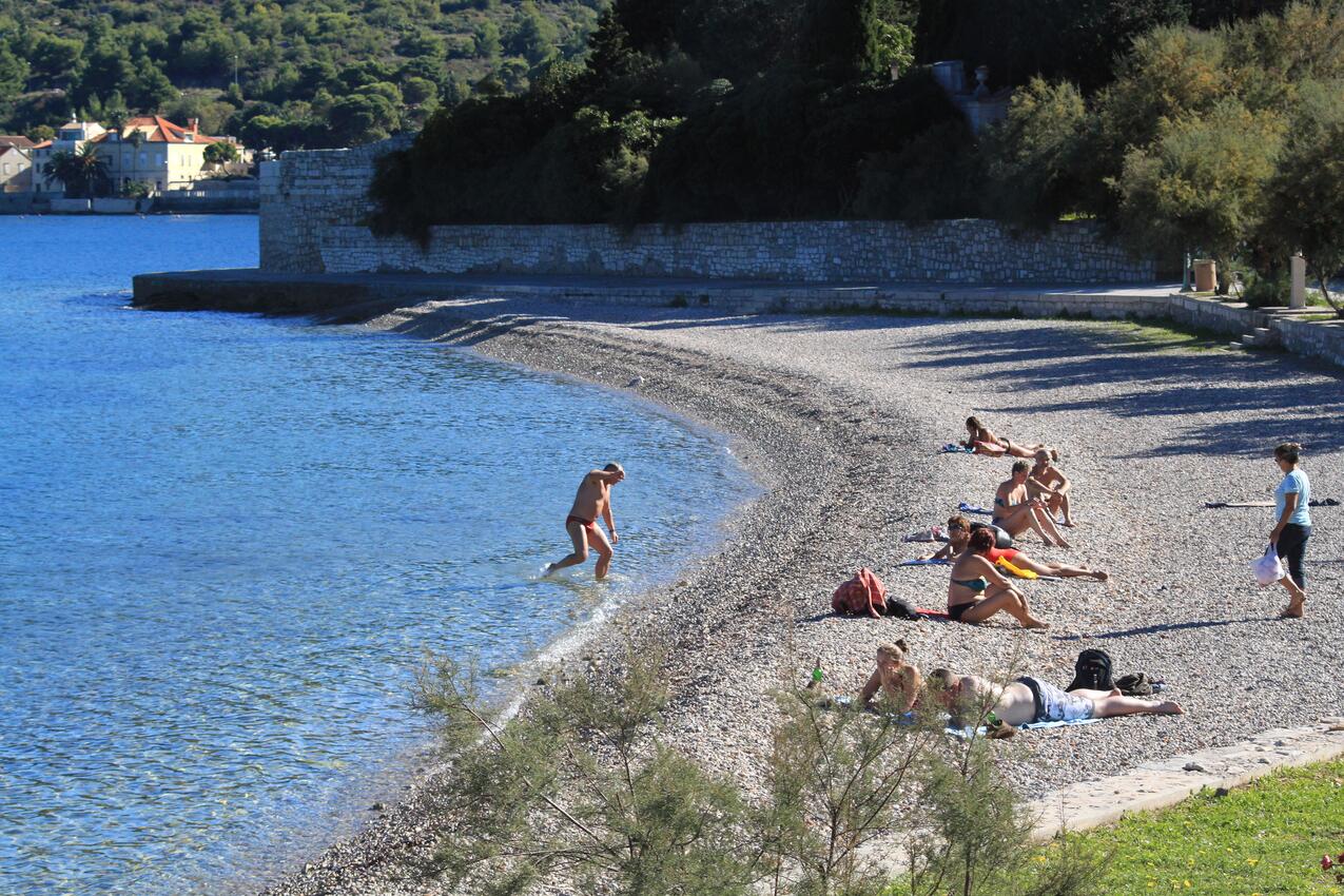 La spiaggia più vicina - Appartamenti accanto al mare Lissa - Vis