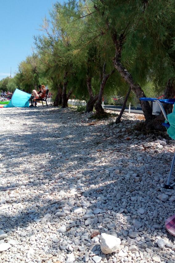 Nächster Strand - Ferienhaus am Meer Razanac, Zadar