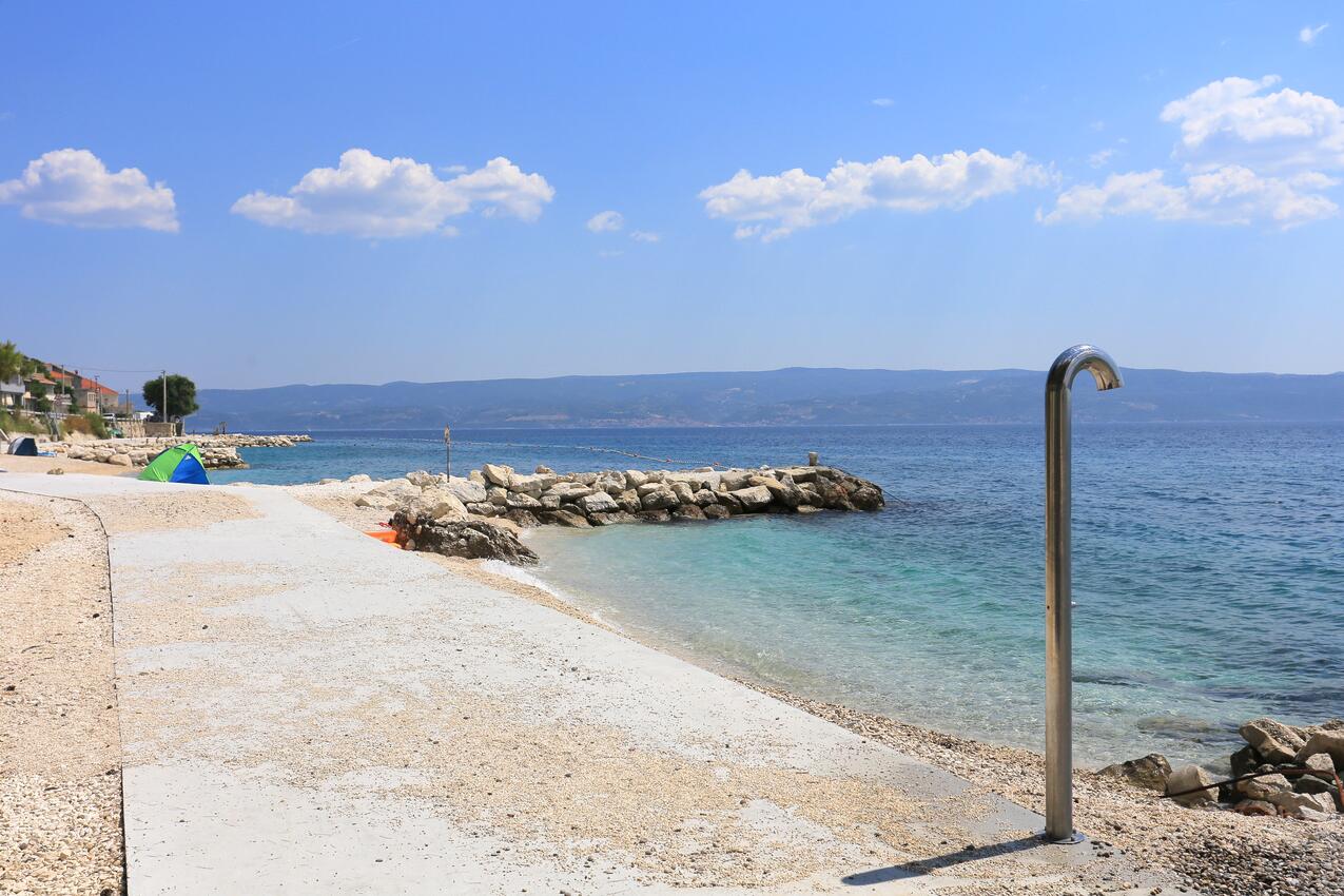 Legközelebbi strand - Apartmanok a tenger mellett Mali Rat, Omis