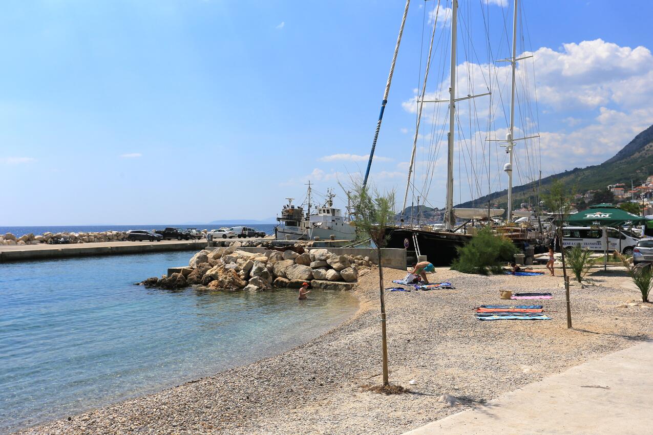 Legközelebbi strand - Apartmanok a tenger mellett Mali Rat, Omis