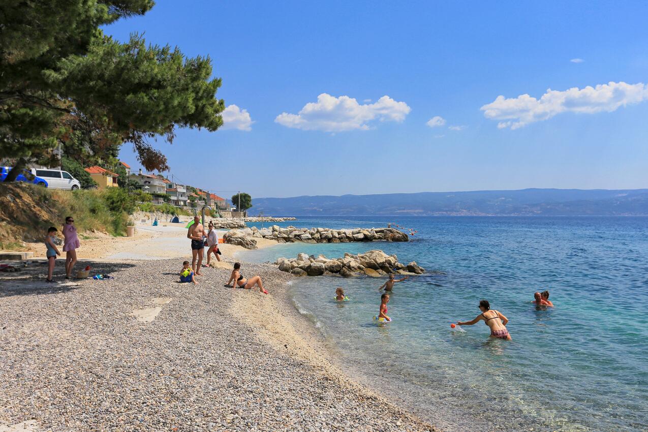 Legközelebbi strand - Apartmanok a tenger mellett Mali Rat, Omis