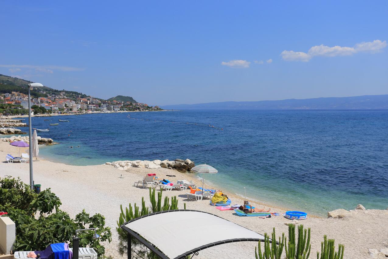 Legközelebbi strand - Apartmanok a tenger mellett Mali Rat, Omis