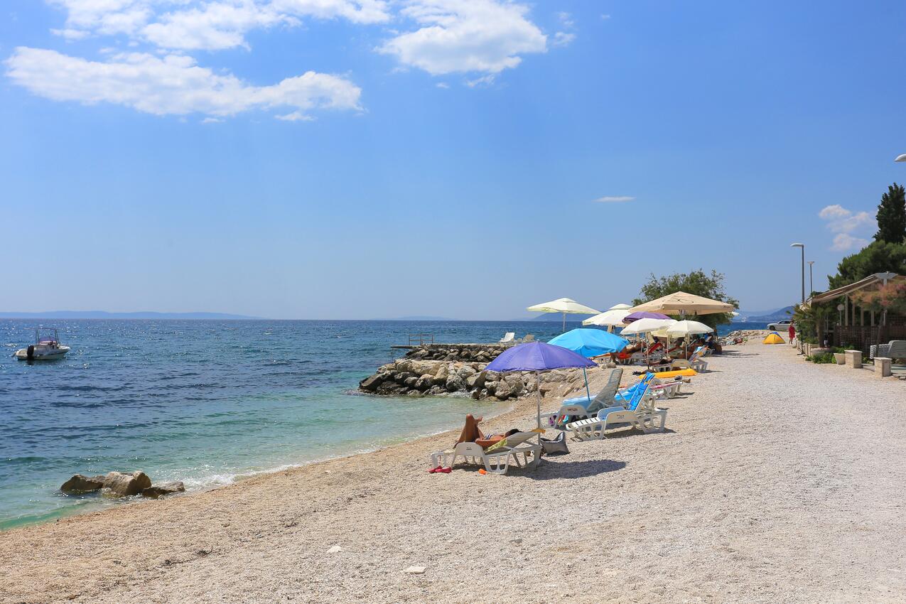 Legközelebbi strand - Apartmanok a tenger mellett Mali Rat, Omis