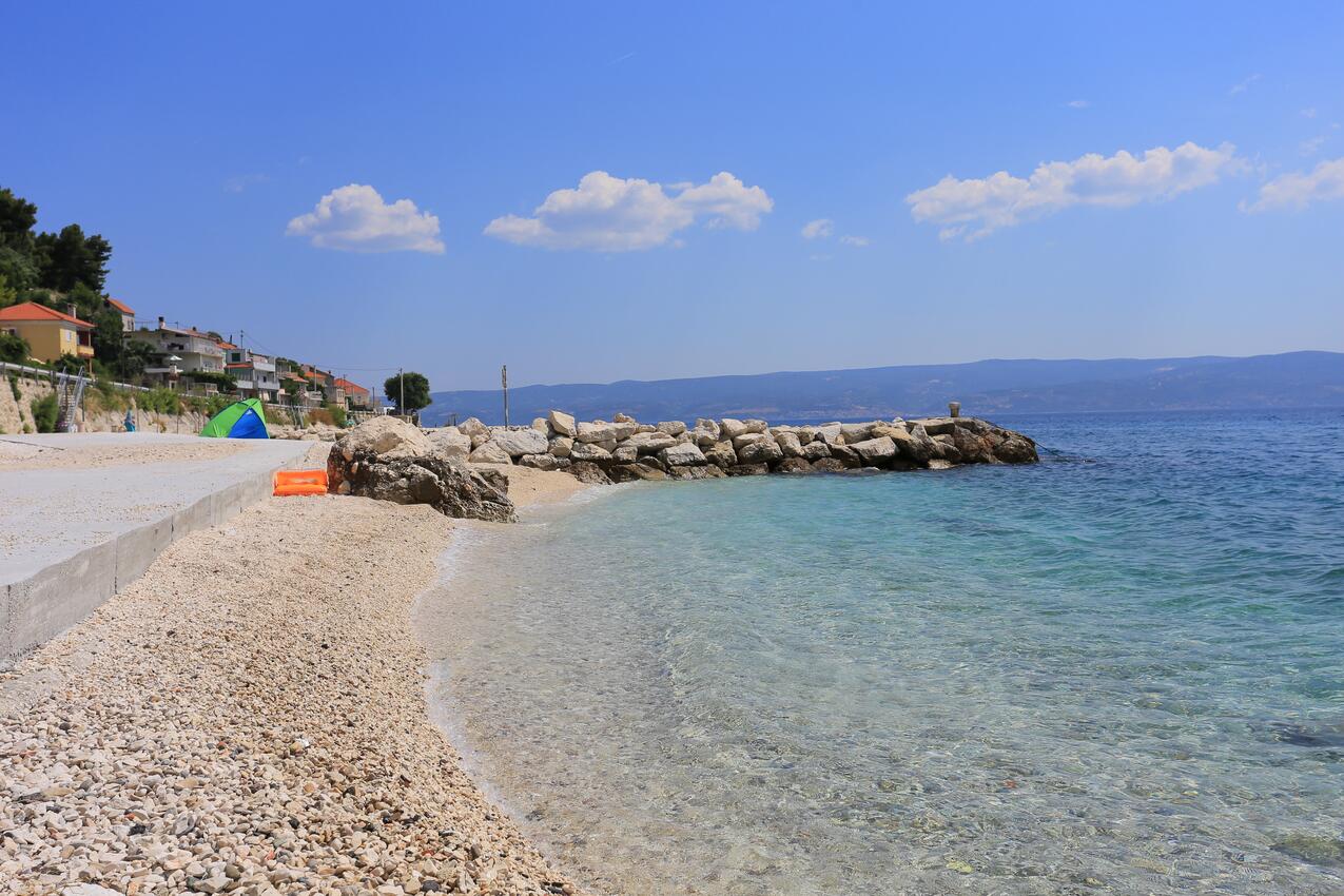 Legközelebbi strand - Apartmanok a tenger mellett Mali Rat, Omis