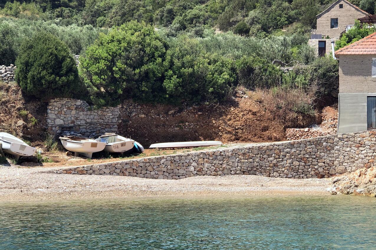 La spiaggia più vicina - Casa dei pescatori accanto al mare Baia Srhov Dolac, Lesina - Hvar