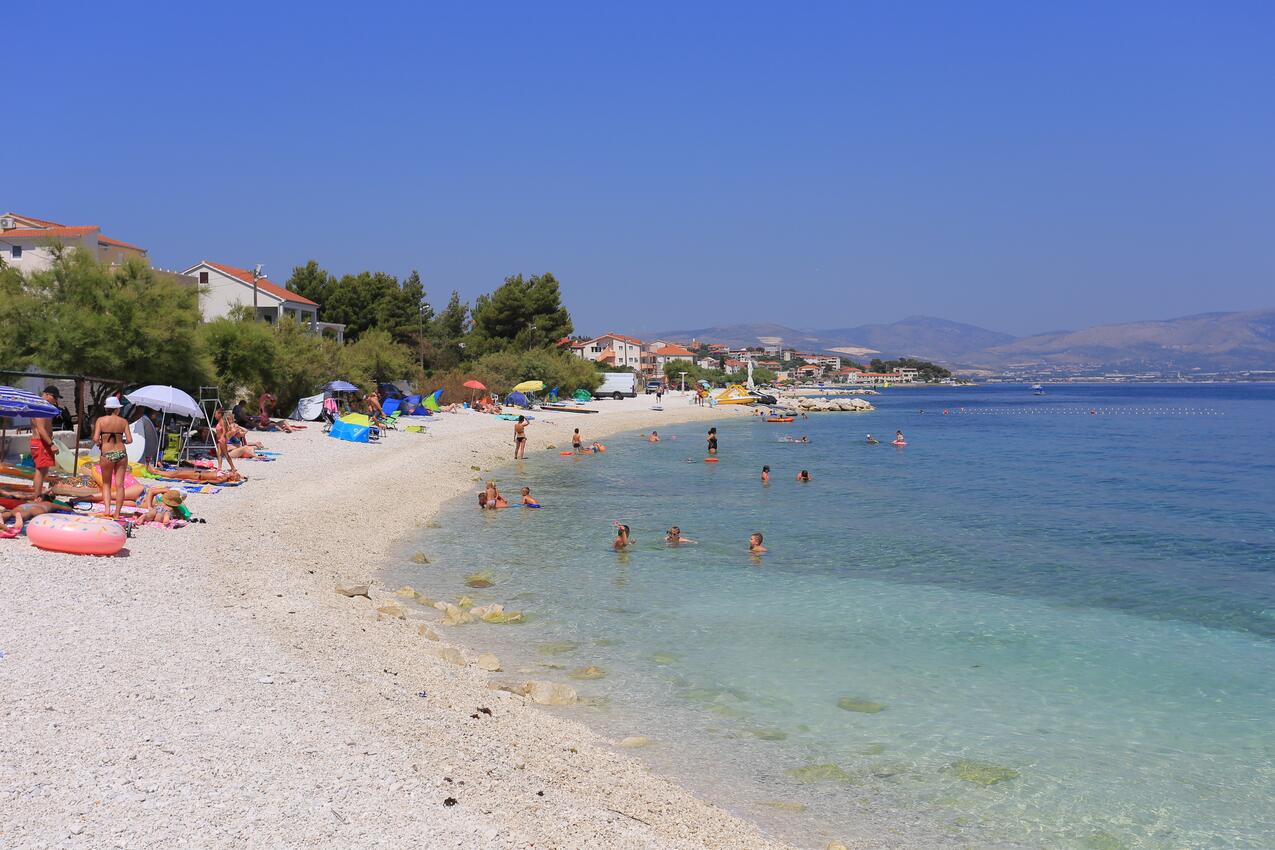 Nächster Strand - Haus am Meer mit Pool für Familien Slatine, Ciovo
