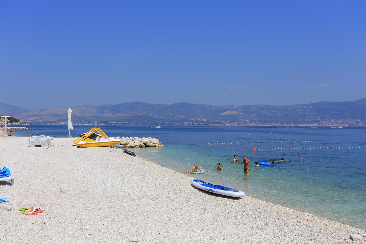 Nächster Strand - Haus am Meer mit Pool für Familien Slatine, Ciovo