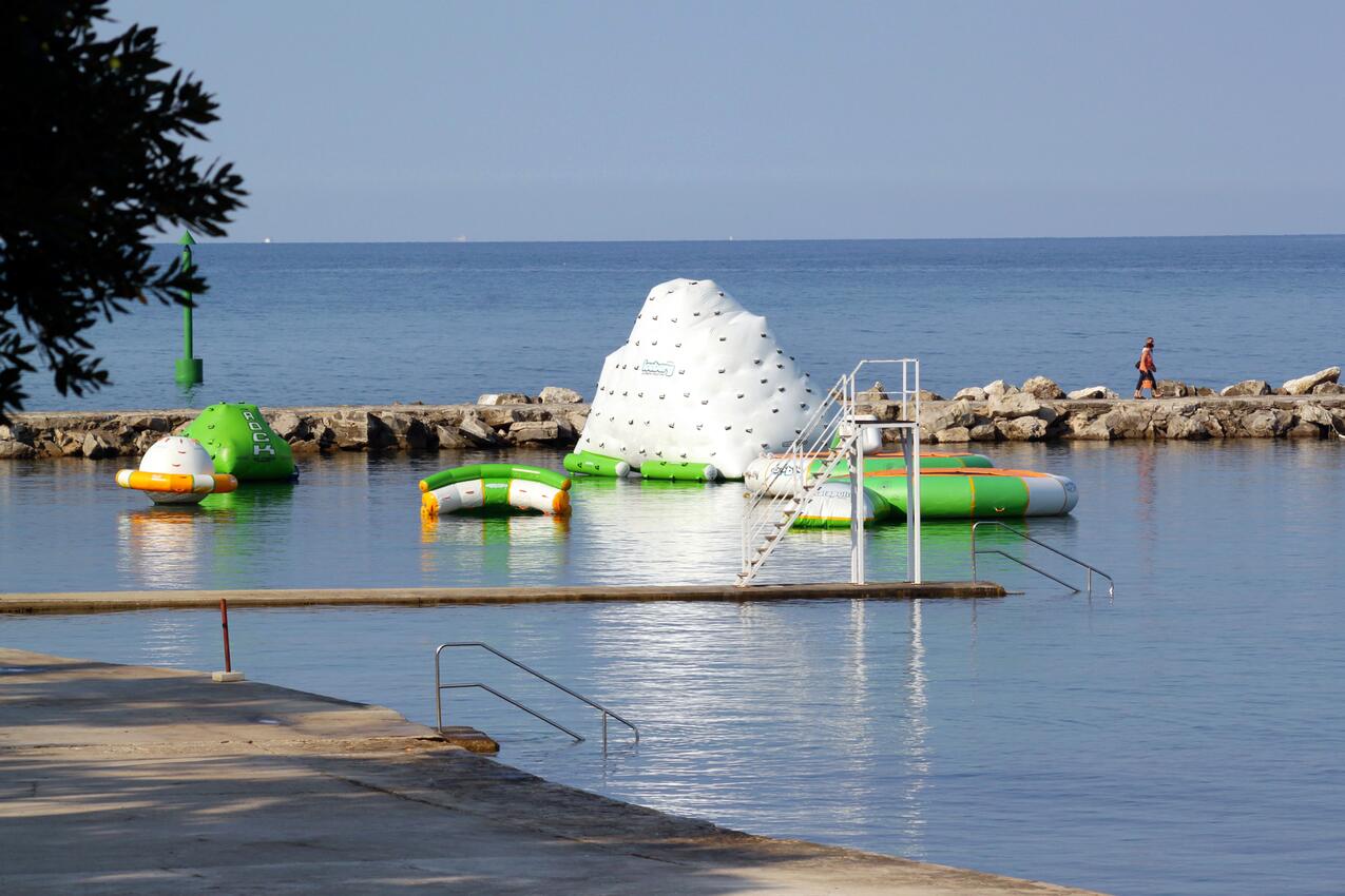La spiaggia più vicina - Appartamenti con Internet Novigrad