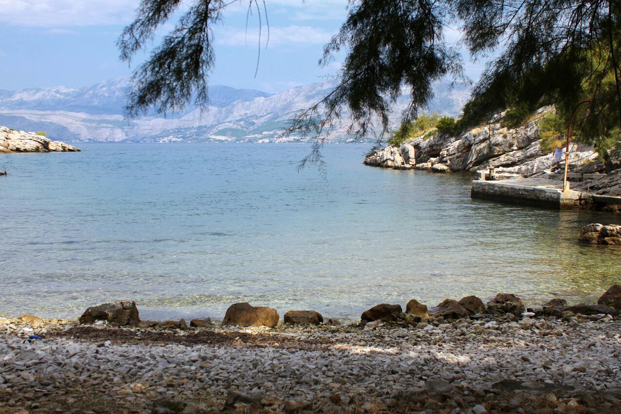 La spiaggia più vicina - Casa con piscina per famiglia Pucisca, Brazza - Brač
