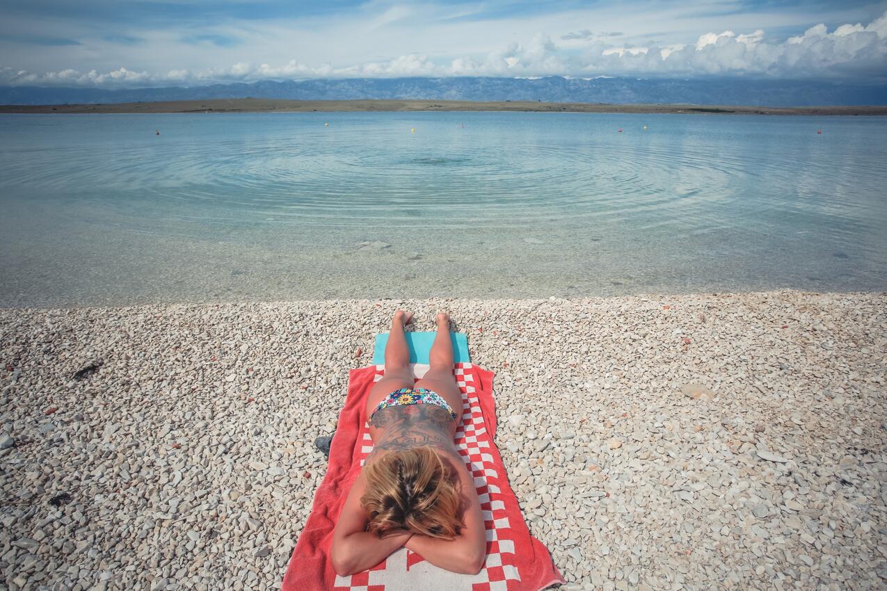 La spiaggia più vicina - Appartamenti con parcheggio Puntadura - Vir