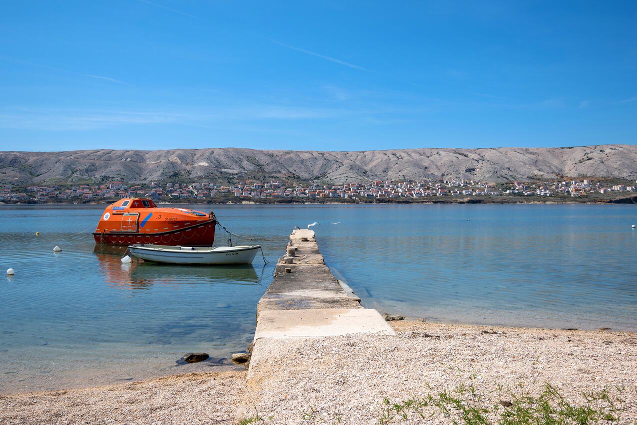La spiaggia più vicina - Appartamenti accanto al mare Pago - Pag