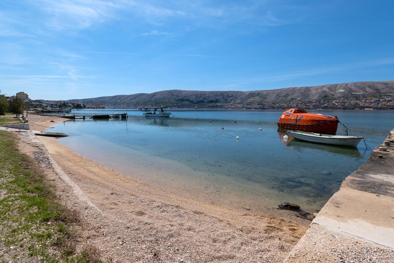 La spiaggia più vicina - Appartamenti accanto al mare Pago - Pag