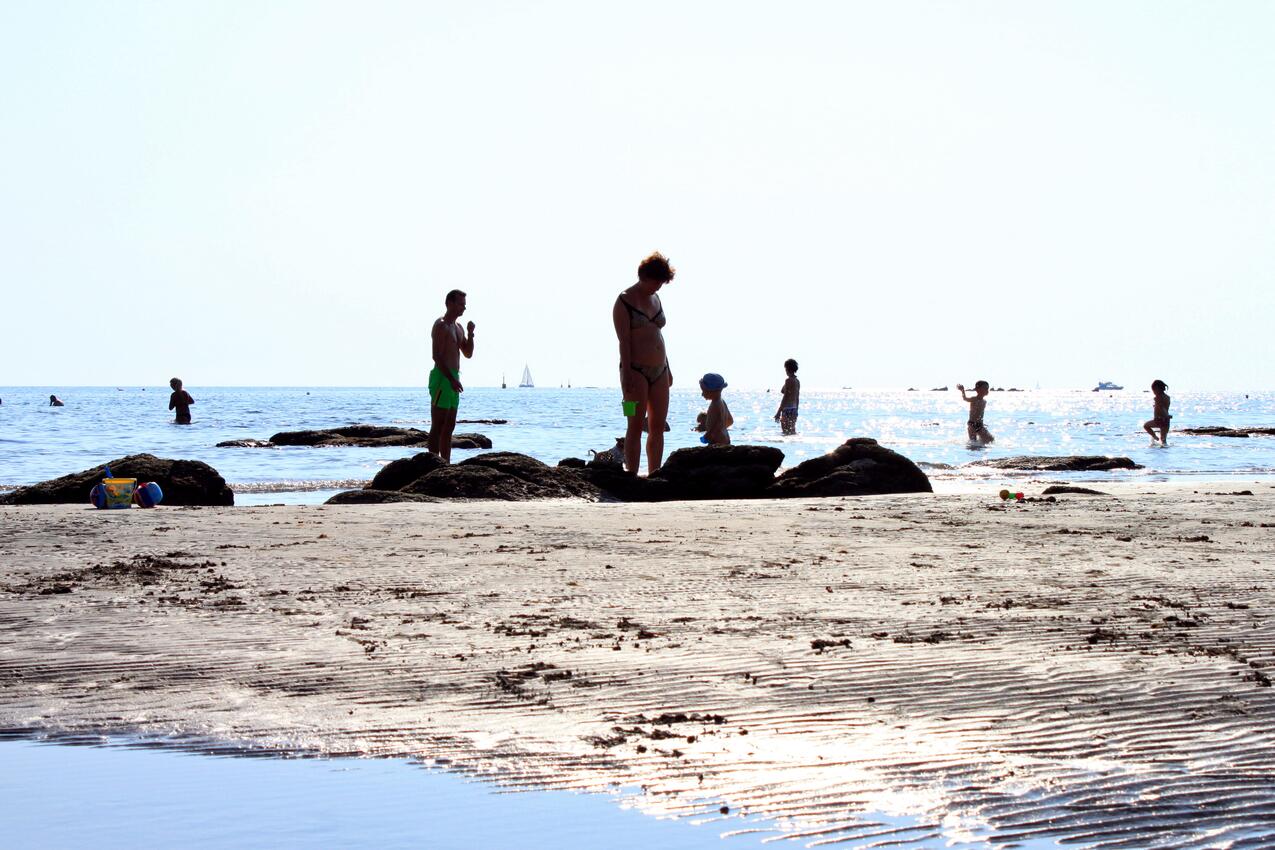 La spiaggia più vicina - Appartamenti per famiglie con bambini Zambrattia - Zambratija, Umago - Umag