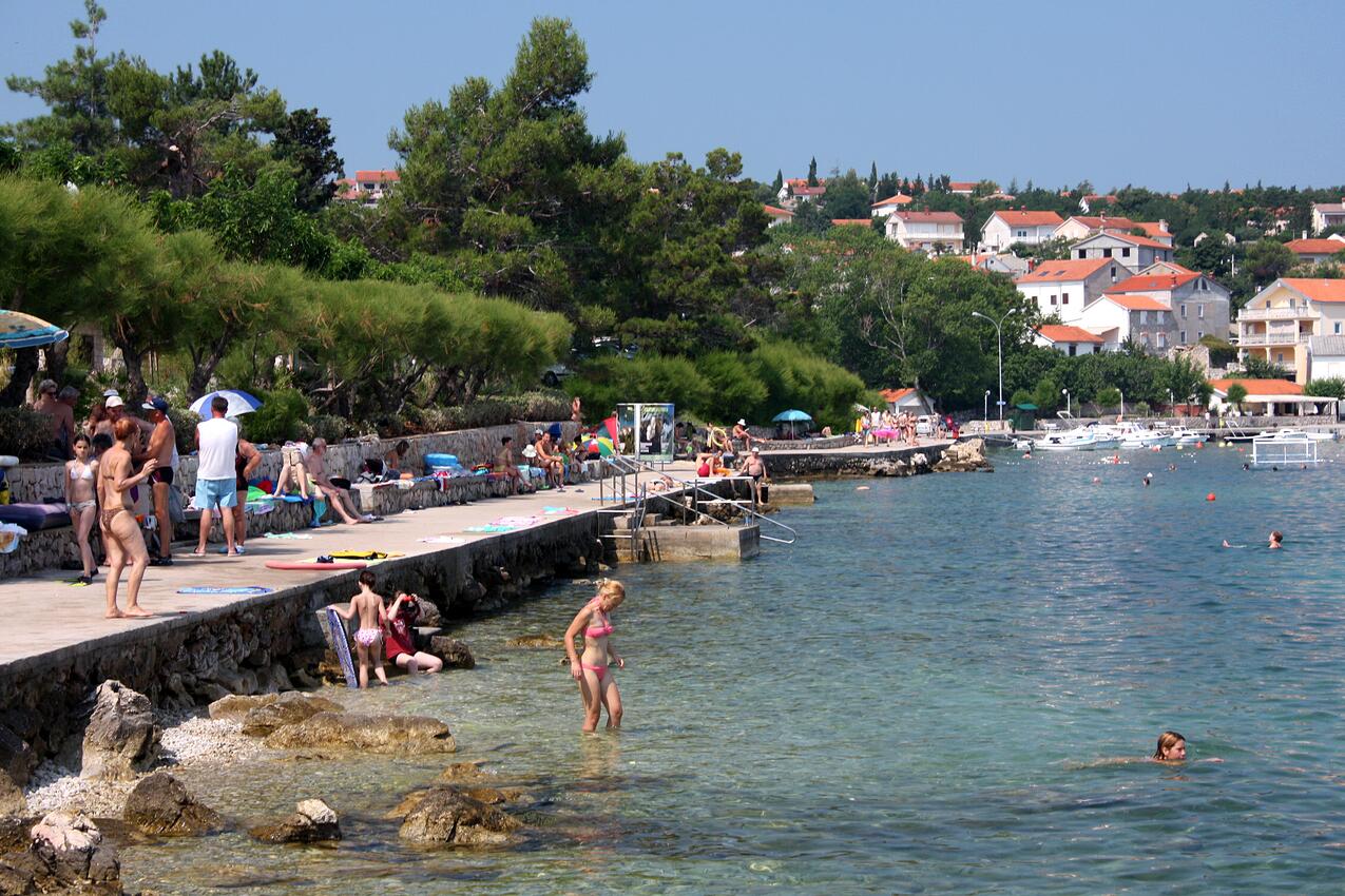 Najbliža plaža - Apartmani uz more Šilo, Krk