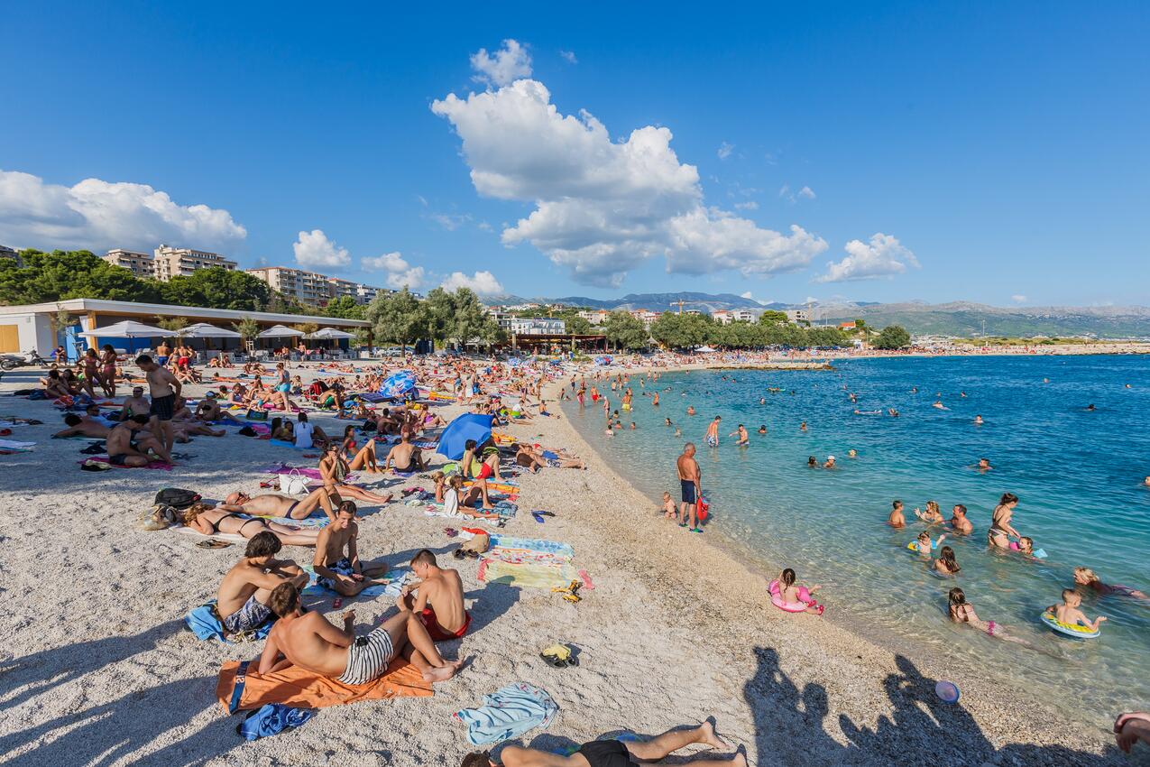 La spiaggia più vicina - Appartamenti con Internet Spalato - Split