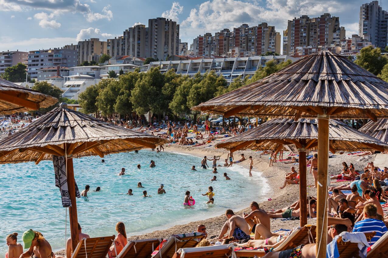 La spiaggia più vicina - Appartamenti con Internet Spalato - Split