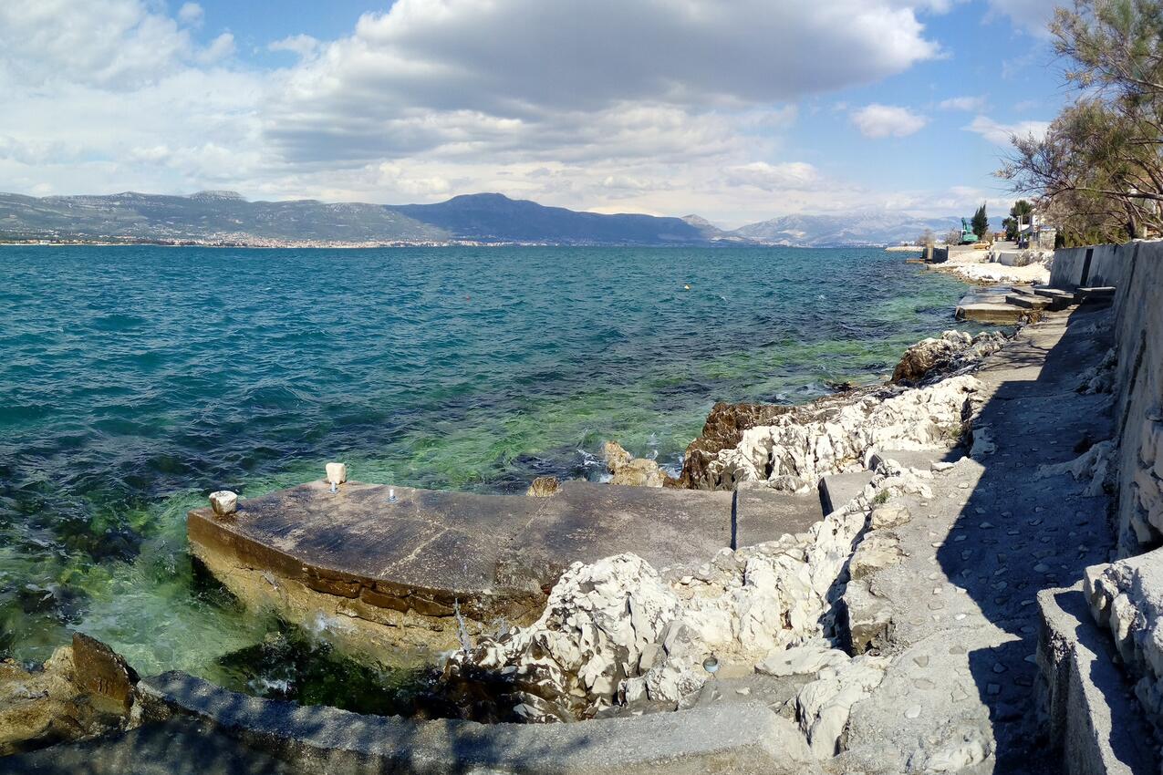 La spiaggia più vicina - Appartamenti accanto al mare Arbanija, Bua - Čiovo