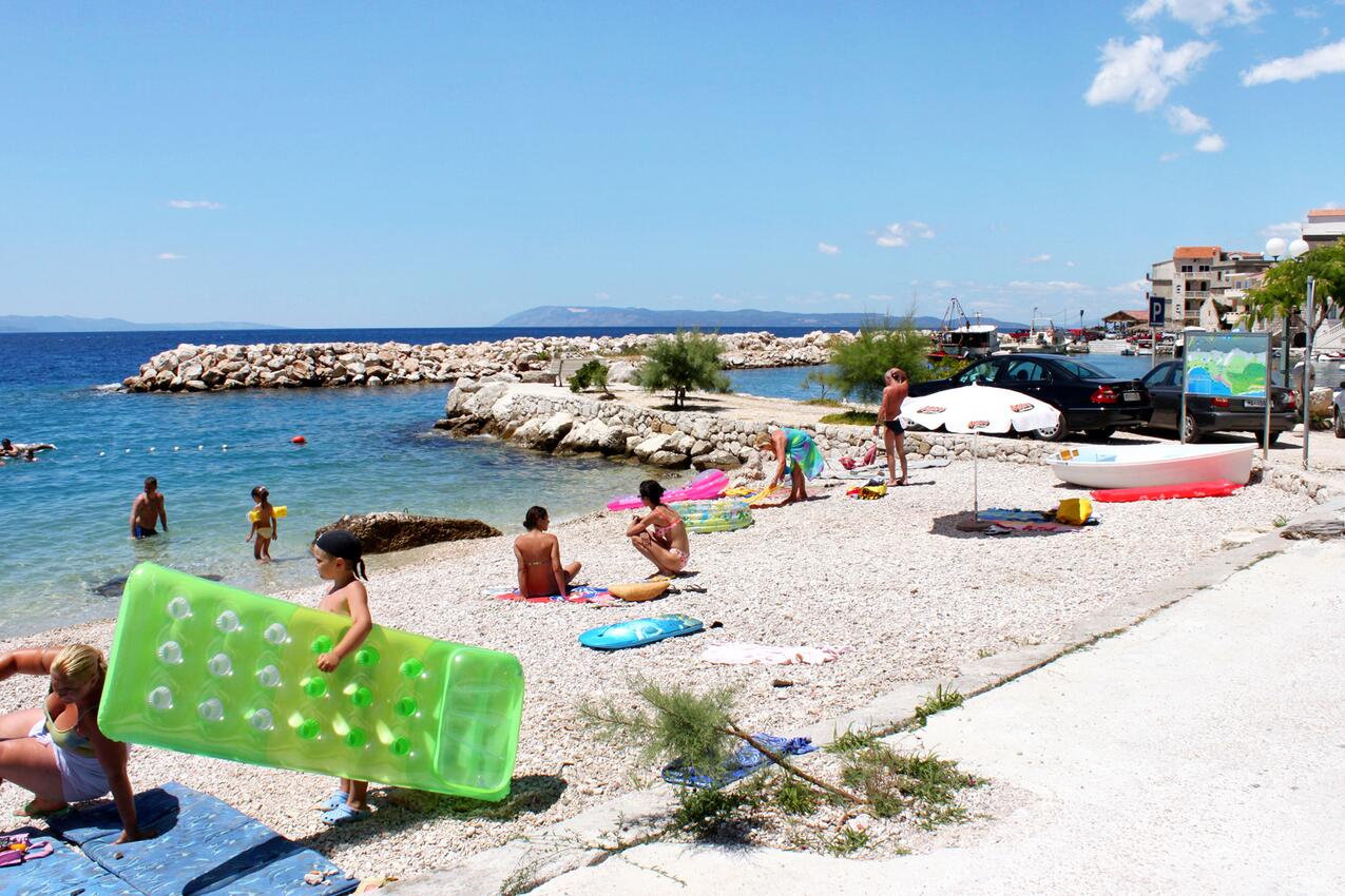 Legközelebbi strand - Apartmanok a tenger mellett Drasnice, Makarska