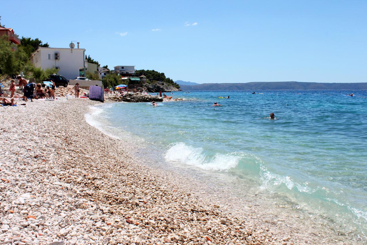 Legközelebbi strand - Apartmanok a tenger mellett Drasnice, Makarska