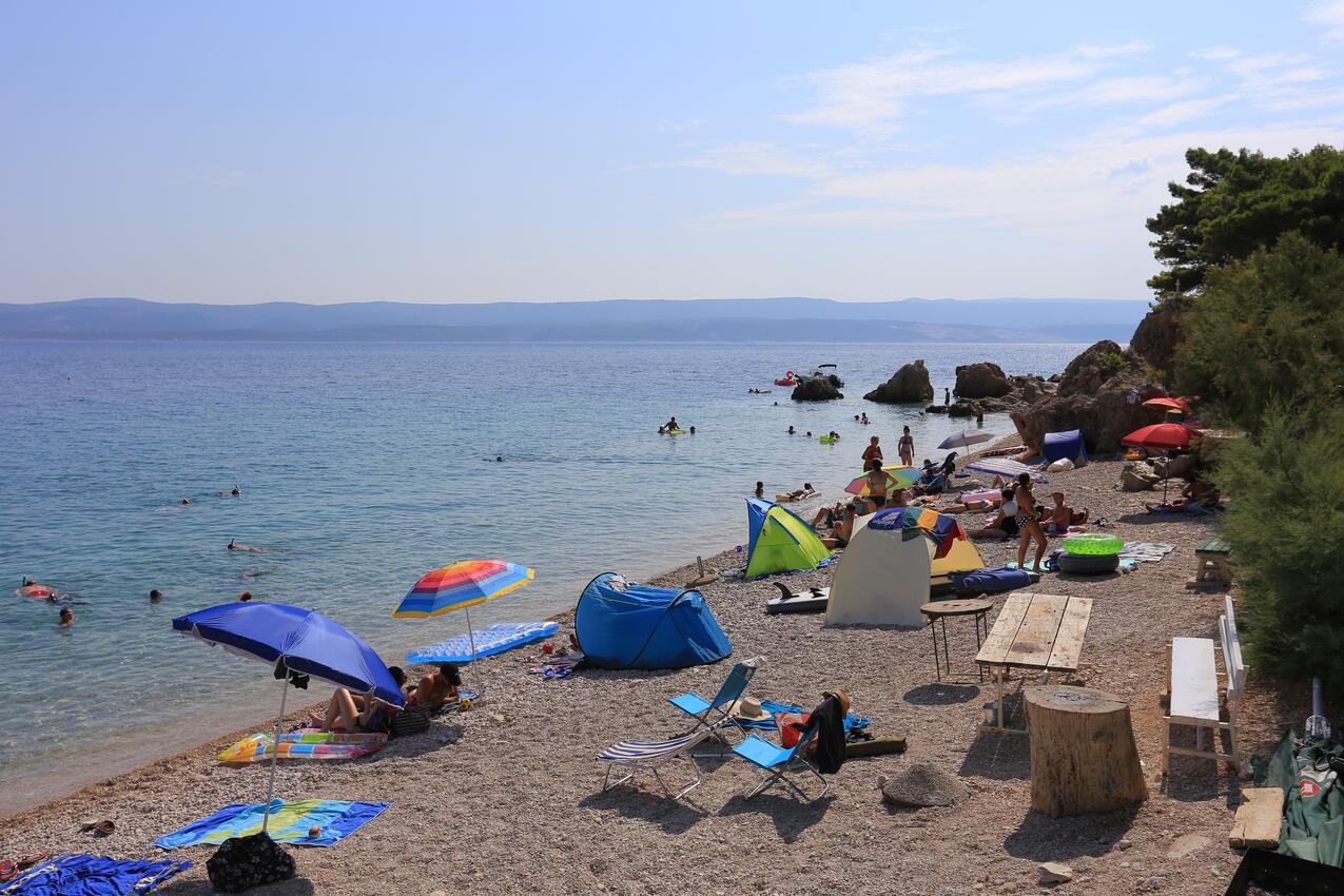 La spiaggia più vicina - Appartamenti accanto al mare Mimice, Almissa - Omiš