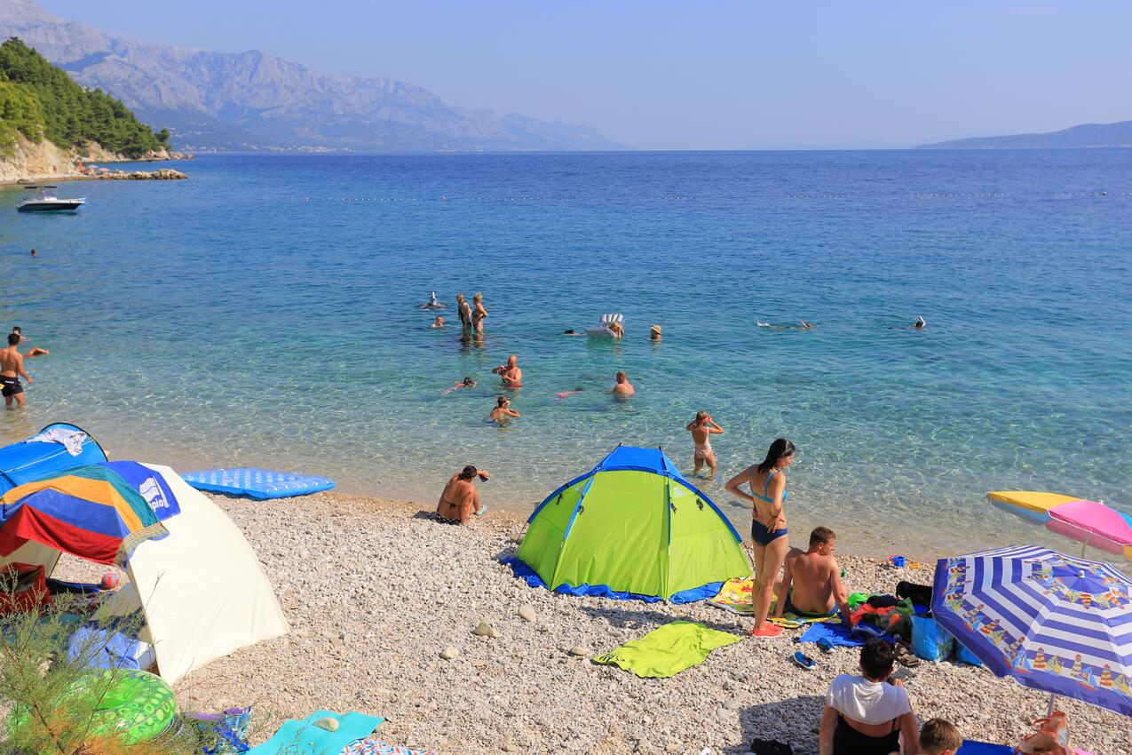 La spiaggia più vicina - Appartamenti accanto al mare Mimice, Almissa - Omiš