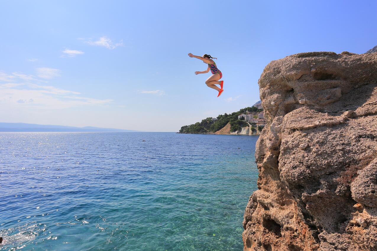 La spiaggia più vicina - Appartamenti accanto al mare Mimice, Almissa - Omiš