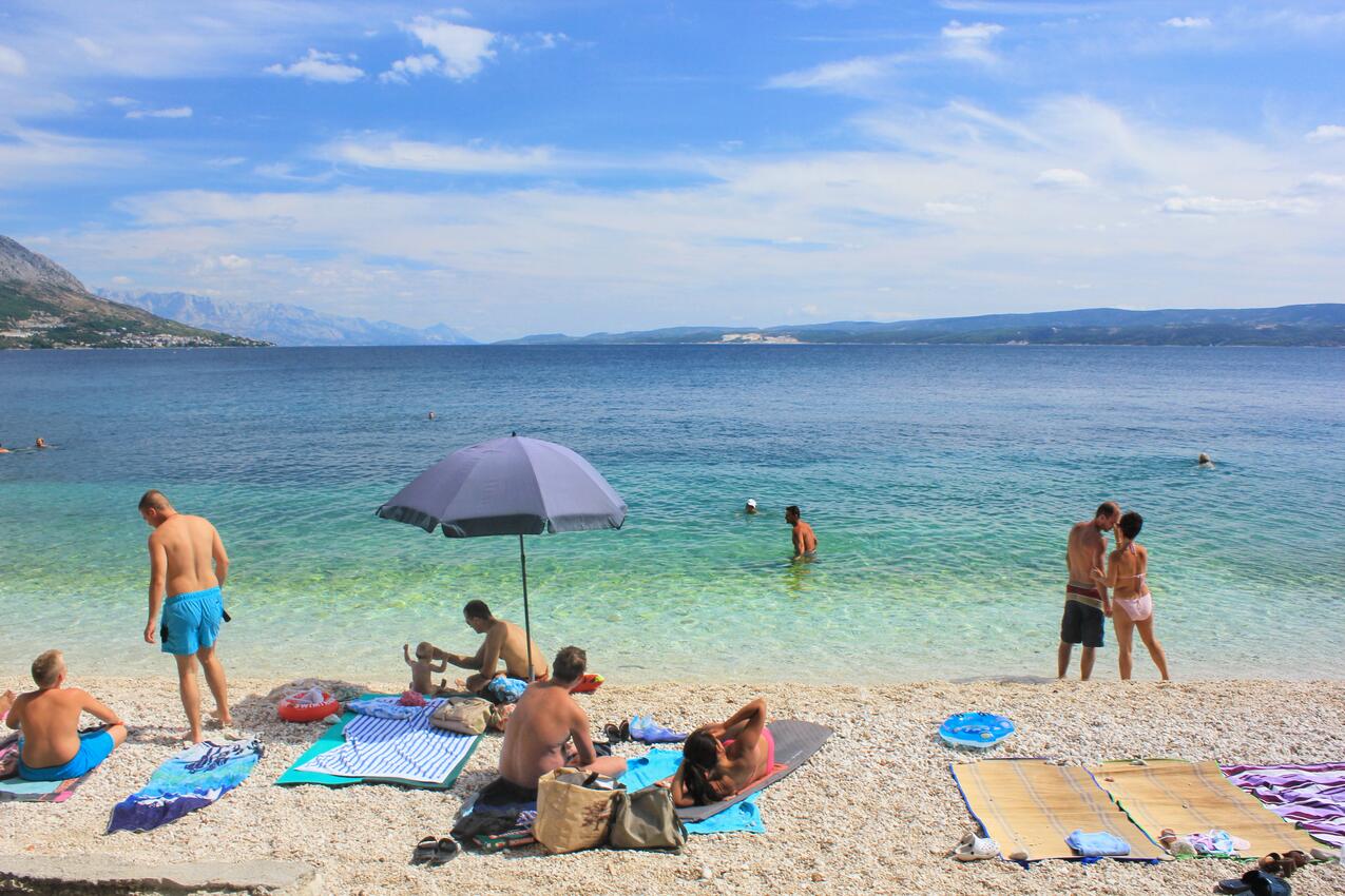 La spiaggia più vicina - Appartamenti accanto al mare Punta Lunga - Dugi Rat, Almissa - Omiš