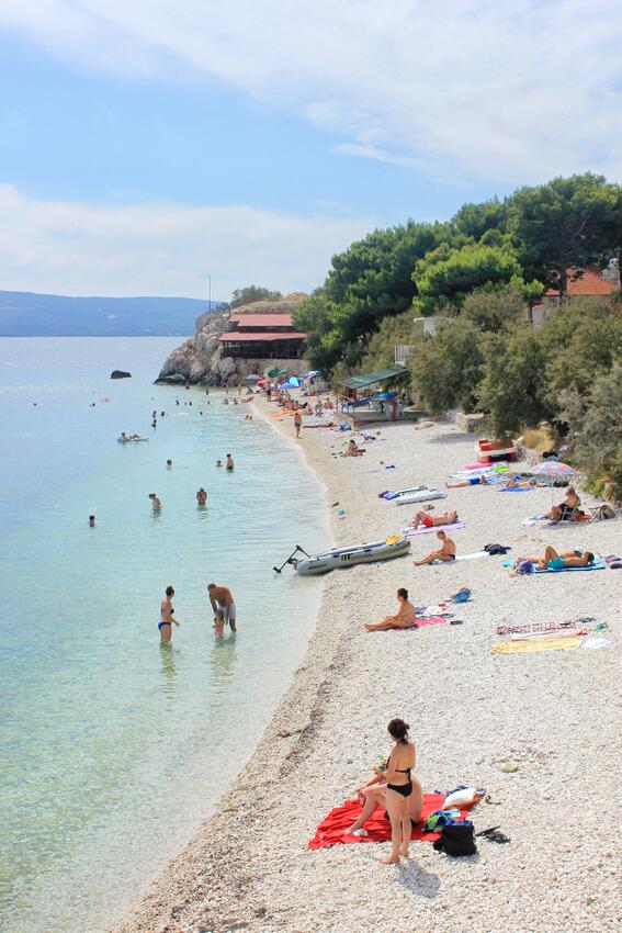 La spiaggia più vicina - Appartamenti accanto al mare Punta Lunga - Dugi Rat, Almissa - Omiš