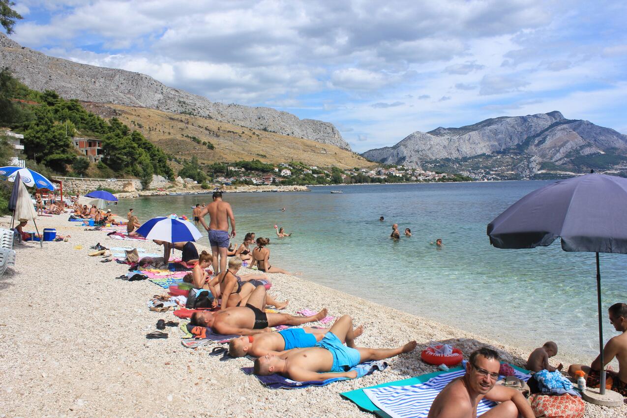 La spiaggia più vicina - Appartamenti accanto al mare Punta Lunga - Dugi Rat, Almissa - Omiš