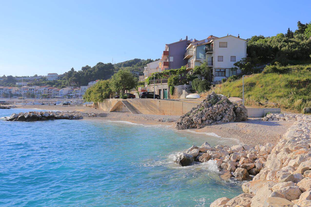 Najbliža plaža - Apartmani uz more Podgora, Makarska