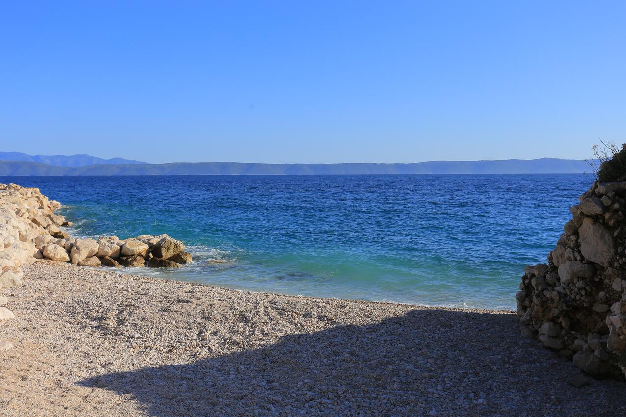 Najbliža plaža - Apartmani uz more Podgora, Makarska
