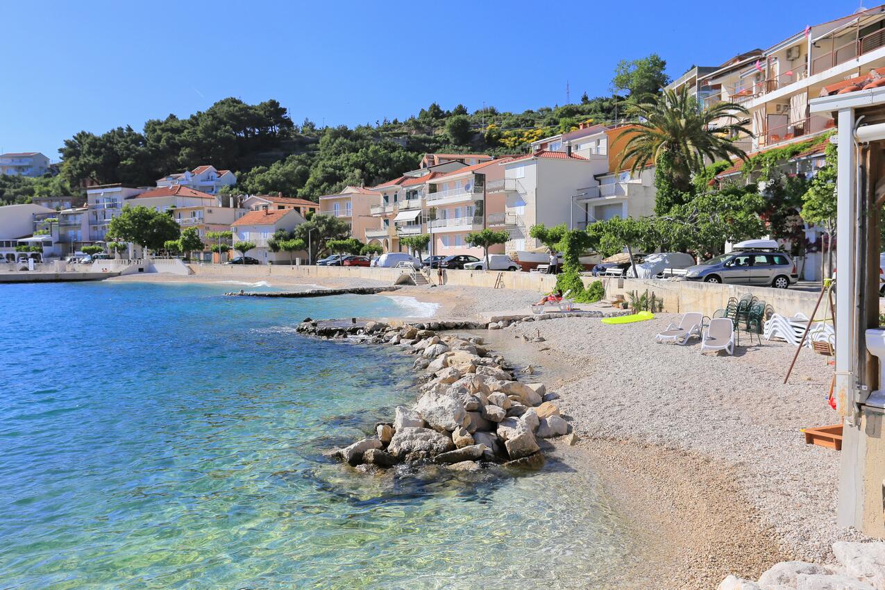 Najbliža plaža - Apartmani uz more Podgora, Makarska