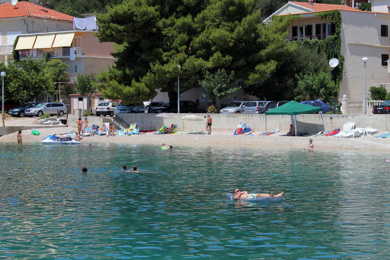 Najbliža plaža - Apartmani uz more Podgora, Makarska