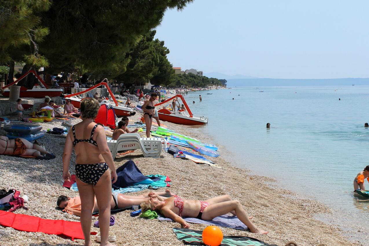 Najbližja plaža - Apartmaji ob morju Tučepi, Makarska