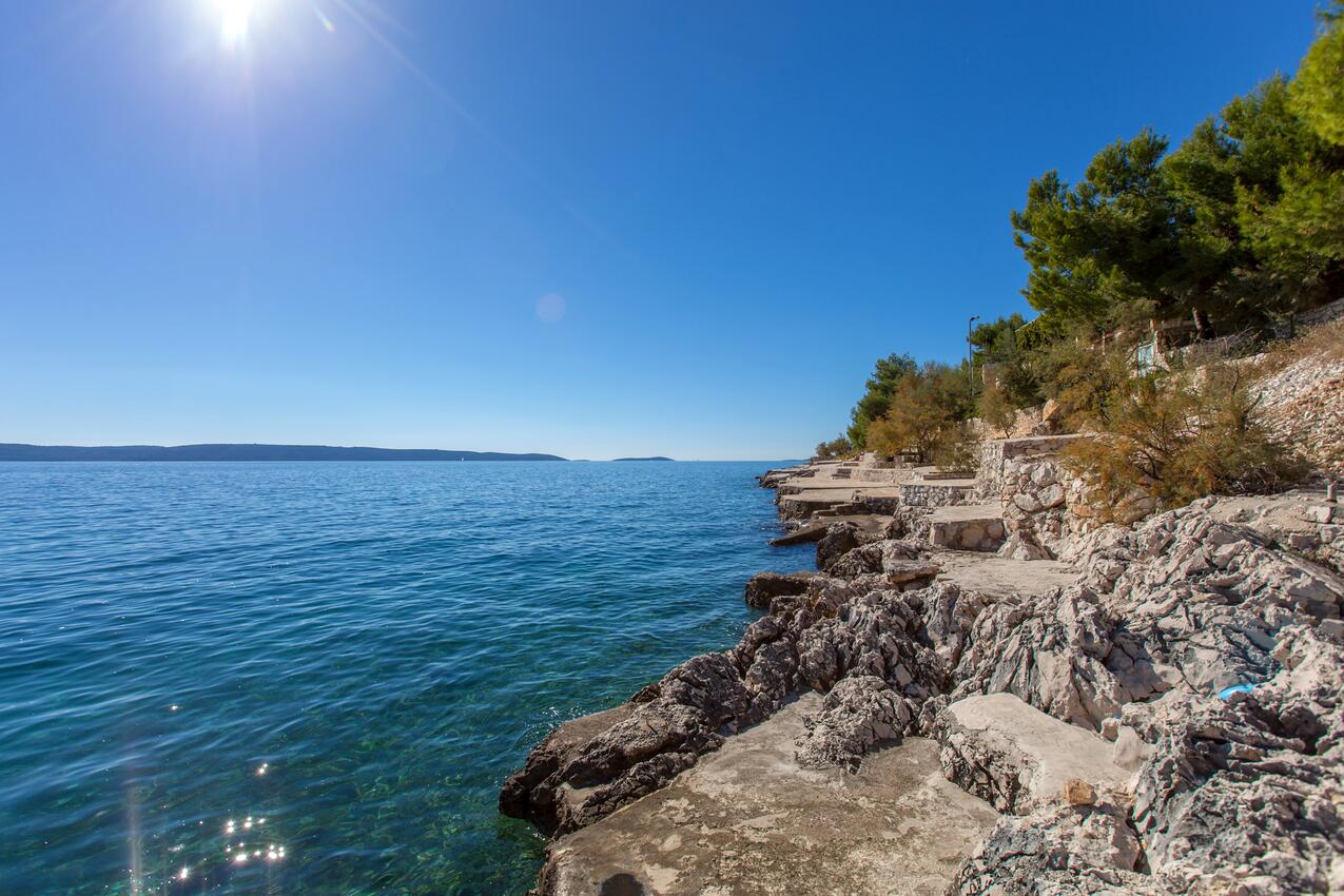 La spiaggia più vicina - Casa vacanze accanto al mare Rastici, Bua - Čiovo