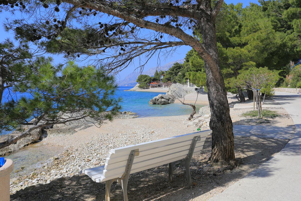 La spiaggia più vicina - Appartamenti accanto al mare Brella - Brela, Macarsca - Makarska